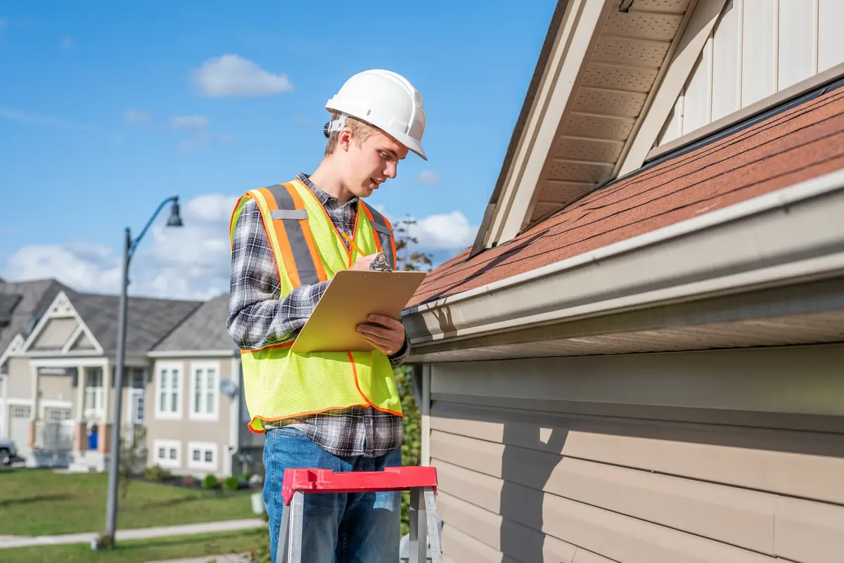 a roof inspector
