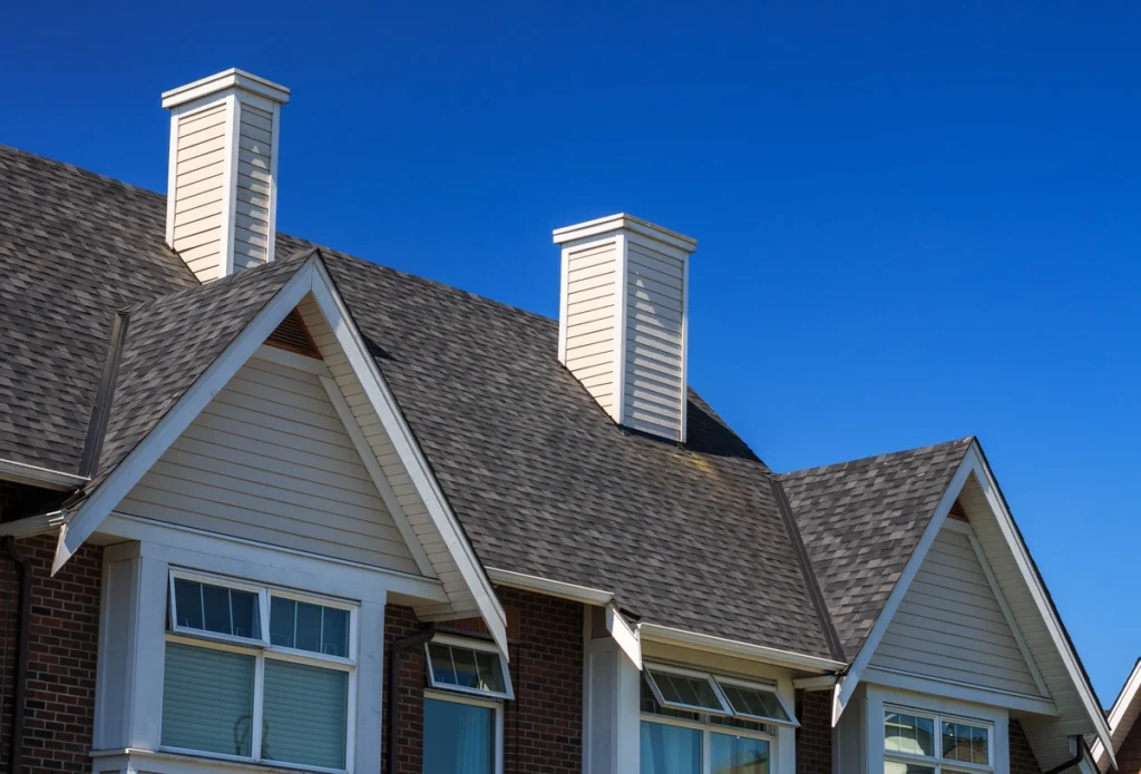 residential house with asphalt shingle roof
