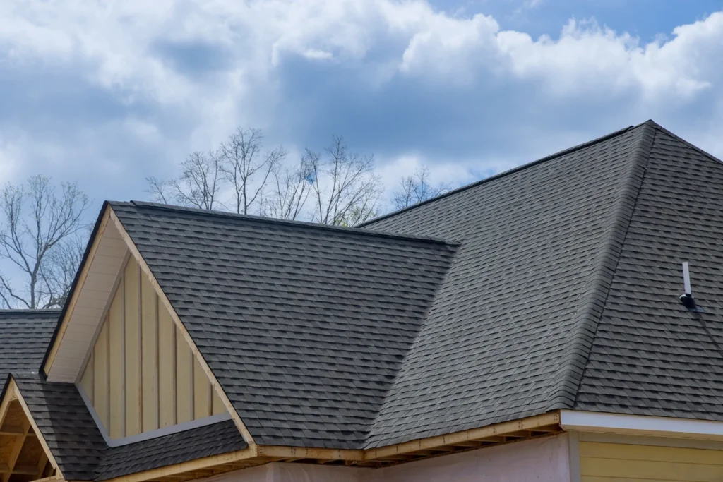 new asphalt shingles on a home in Austin, MN