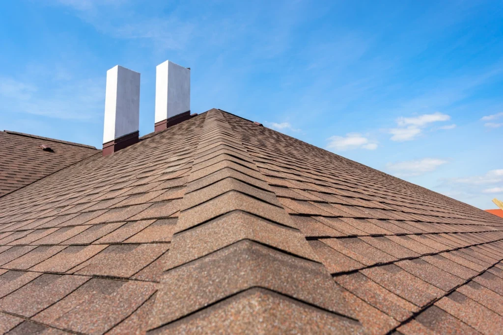 brown shingles on a home in Clear Lake, IA