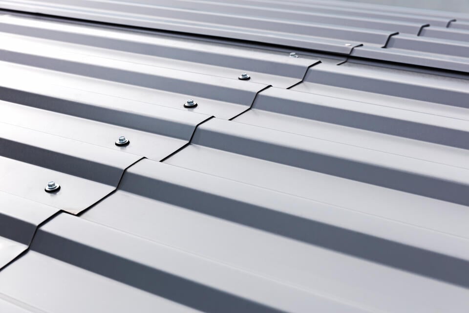 how much does a steel roof cost-close up of steel corrugated metal roof