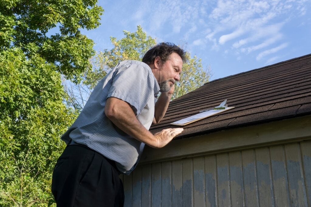 Inspecting roof to prevent damage