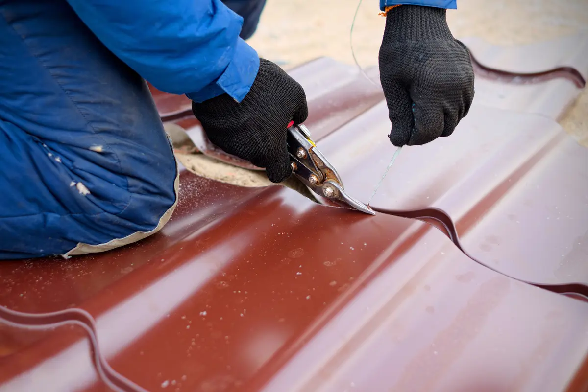 snippers metal roofing